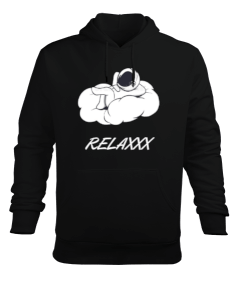 Astronot, Relax Erkek Kapüşonlu Hoodie Sweatshirt