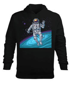 Astronot Space Erkek Kapüşonlu Hoodie Sweatshirt