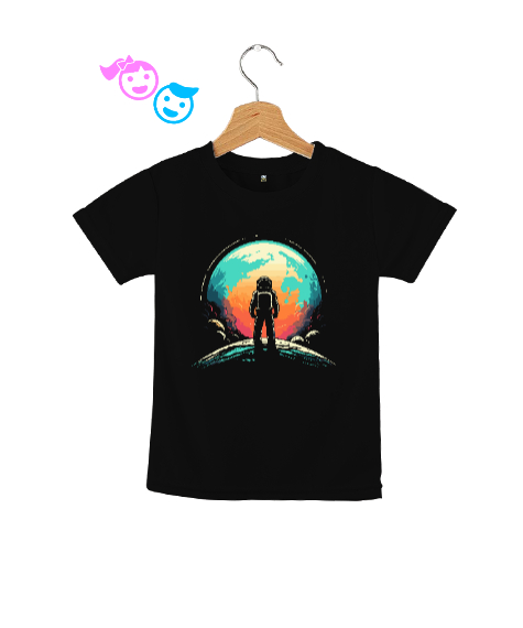 Tisho - Astronot v11 Siyah Çocuk Unisex