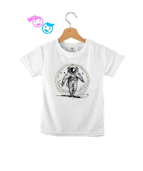 Tisho - Astronot v12 Beyaz Çocuk Unisex