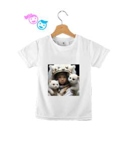 astronot369 Beyaz Çocuk Unisex