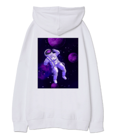 Astrophile Oversize Unisex Kapüşonlu Sweatshirt