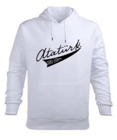 ATA BEYAZ Erkek Kapüşonlu Hoodie Sweatshirt