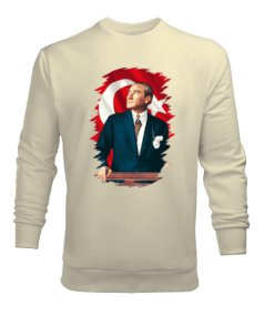 Atatürk Baskılı Erkek Sweatshirt