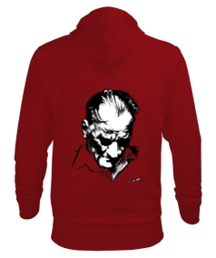 Atatürk Baskılı Rrkek Sweatshirt Erkek Kapüşonlu Hoodie Sweatshirt