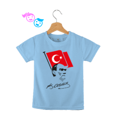 Atatürk, Bayrak ve İmzası Çocuk Unisex