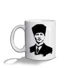 Atatürk Beyaz Kupa Bardak