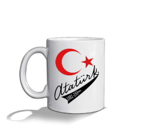 Atatürk Beyaz Kupa Bardak