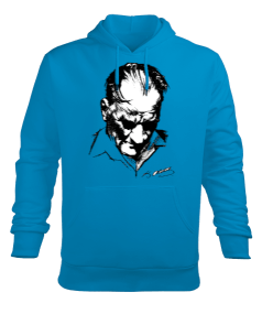 ATATÜRK Erkek Kapüşonlu Hoodie Sweatshirt