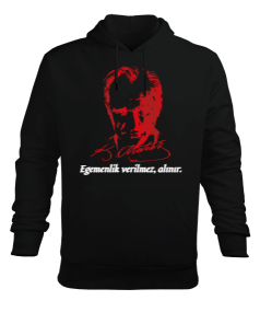 Atatürk Erkek Kapüşonlu Hoodie Sweatshirt