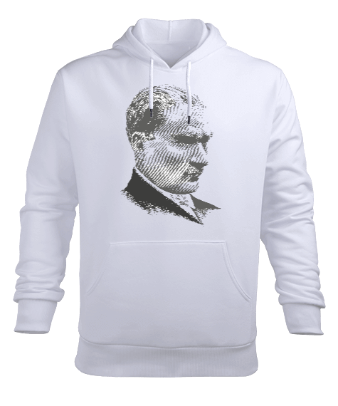 Tisho - Atatürk Erkek Kapüşonlu Hoodie Sweatshirt