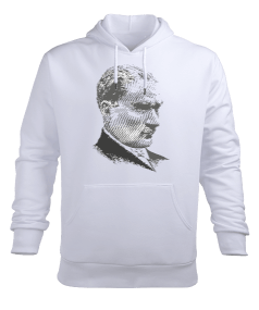 Atatürk Erkek Kapüşonlu Hoodie Sweatshirt