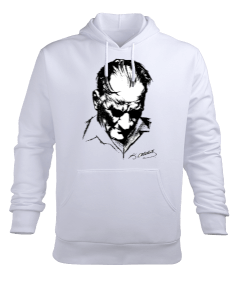 Atatürk Erkek Kapüşonlu Hoodie Sweatshirt