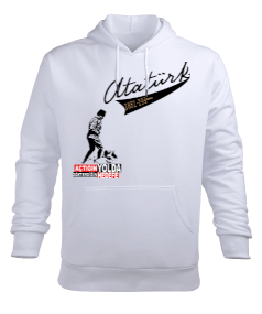 Atatürk Erkek Kapüşonlu Hoodie Sweatshirt