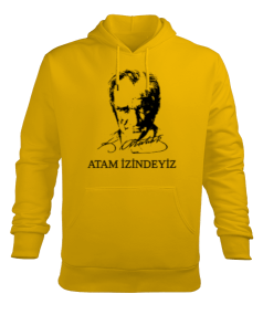 Atatürk Genç Tasarım Erkek Kapüşonlu Hoodie Sweatshirt