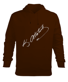 ATATÜRK İMZA ERKEK Erkek Kapüşonlu Hoodie Sweatshirt