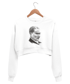 Atatürk Kadın Crop Sweatshirt