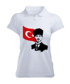 atatürk Kadın Polo Yaka Tişört