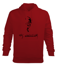 Atatürk Kapşonlu Sweatshirt Erkek Kapüşonlu Hoodie Sweatshirt