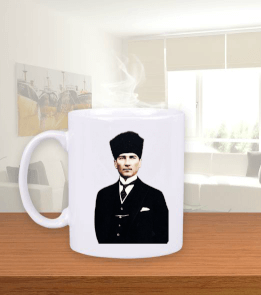 Atatürk Kupa Beyaz Kupa Bardak