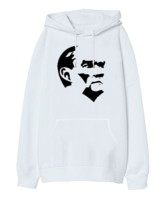 Atatürk Oversize Unisex Kapüşonlu Sweatshirt