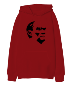 Atatürk Oversize Unisex Kapüşonlu Sweatshirt