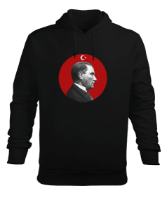 Atatürk P1 Erkek Kapüşonlu Hoodie Sweatshirt