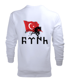 Atatürk resimli erkek Erkek Sweatshirt