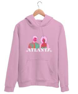 Atlanta - Childish Gambino Zazie Beetz Pembe Unisex Kapşonlu Sweatshirt