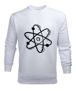 ATOM Beyaz Erkek Sweatshirt