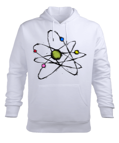 Atom Erkek Kapüşonlu Hoodie Sweatshirt