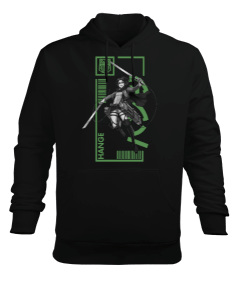 Attack on Titan Armin Arlelt Essential Siyah Erkek Kapüşonlu Hoodie Sweatshirt