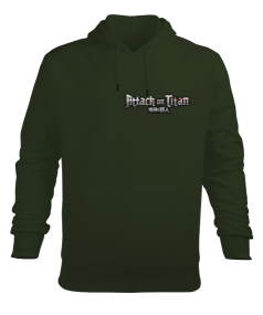 Attack on Titan Erkek Kapüşonlu Hoodie Sweatshirt