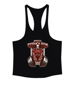 Attack on Titan GYM Vücut Geliştirme Bodybuilding Fitness Tasarım Erkek Tank Top Atlet