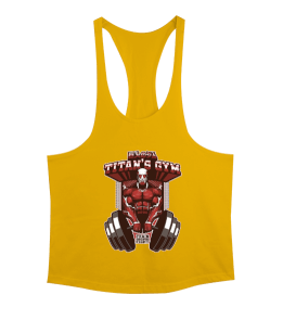 Attack on Titan GYM Vücut Geliştirme Bodybuilding Fitness Tasarım Erkek Tank Top Atlet