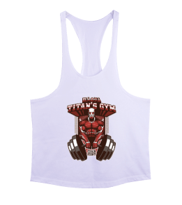 Attack on Titan GYM Vücut Geliştirme Bodybuilding Fitness Tasarım Erkek Tank Top Atlet