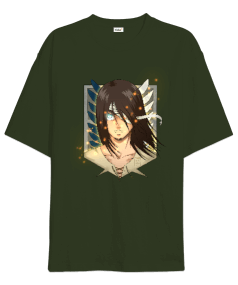 Attack on Titan Tasarım Baskılı Oversize Unisex Tişört