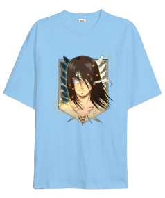 Attack on Titan Tasarım Baskılı Oversize Unisex Tişört