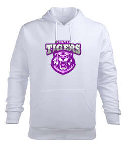 AUSTIN TIGERS | ANTHONY EDWARDS TARAFTAR Beyaz Erkek Kapüşonlu Hoodie Sweatshirt