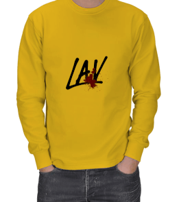 AVL Logo Sarı ERKEK SWEATSHIRT