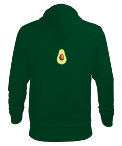 Avokado Logolu Erkek Kapüşonlu Hoodie Sweatshirt