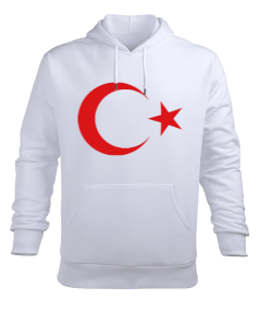 AY YILDIZ Erkek Kapüşonlu Hoodie Sweatshirt