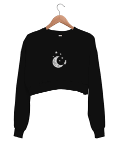 Ay Yıldız Kadın Crop Sweatshirt