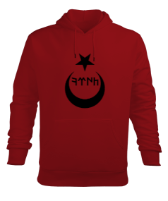 Ay yıldız Türk Erkek Kapüşonlu Hoodie Sweatshirt