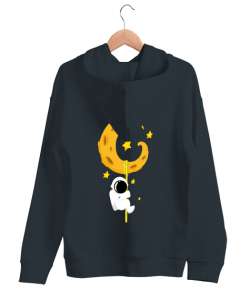 AYDAKİ ADAM Füme Unisex Kapşonlu Sweatshirt