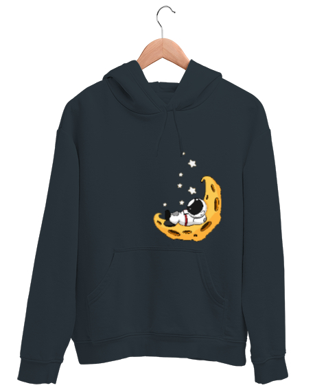 Tisho - AYDAKİ ADAM Füme Unisex Kapşonlu Sweatshirt