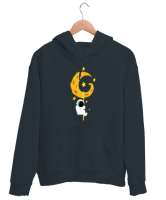 AYDAKİ ADAM Füme Unisex Kapşonlu Sweatshirt - Thumbnail