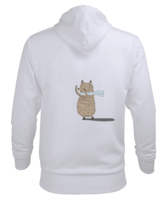 ayıcıklı Erkek Kapüşonlu Hoodie Sweatshirt