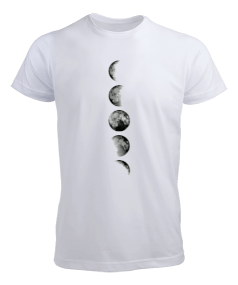 Ayın evreleri tasarımı. Erkek Tişört