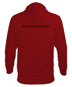 AYLI VE YAZILI SWEATSHİRT Erkek Kapüşonlu Hoodie Sweatshirt